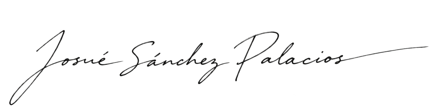 Firma: Josué Sánchez Palacios